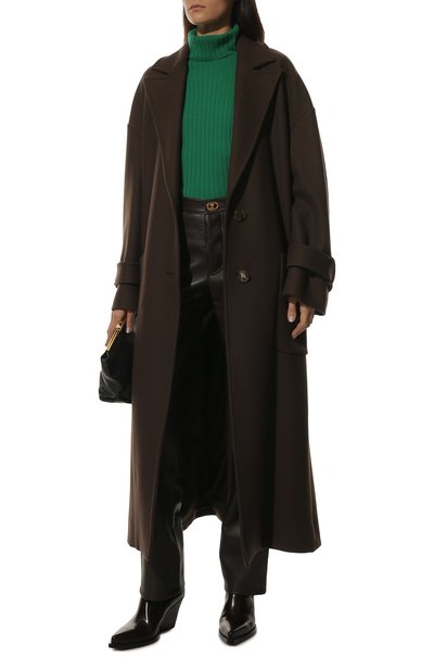 Кашемировый свитер ALLUDE зеленого цвета по цене 51400 руб., арт. 225/11141, фото 2 Кашемировый свитер ALLUDE, арт. 225/11141, фото 2