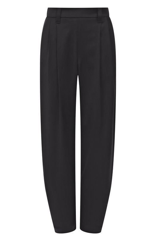 Шерстяные брюки Brunello Cucinelli MB166P9007 Чёрный MB166P9007