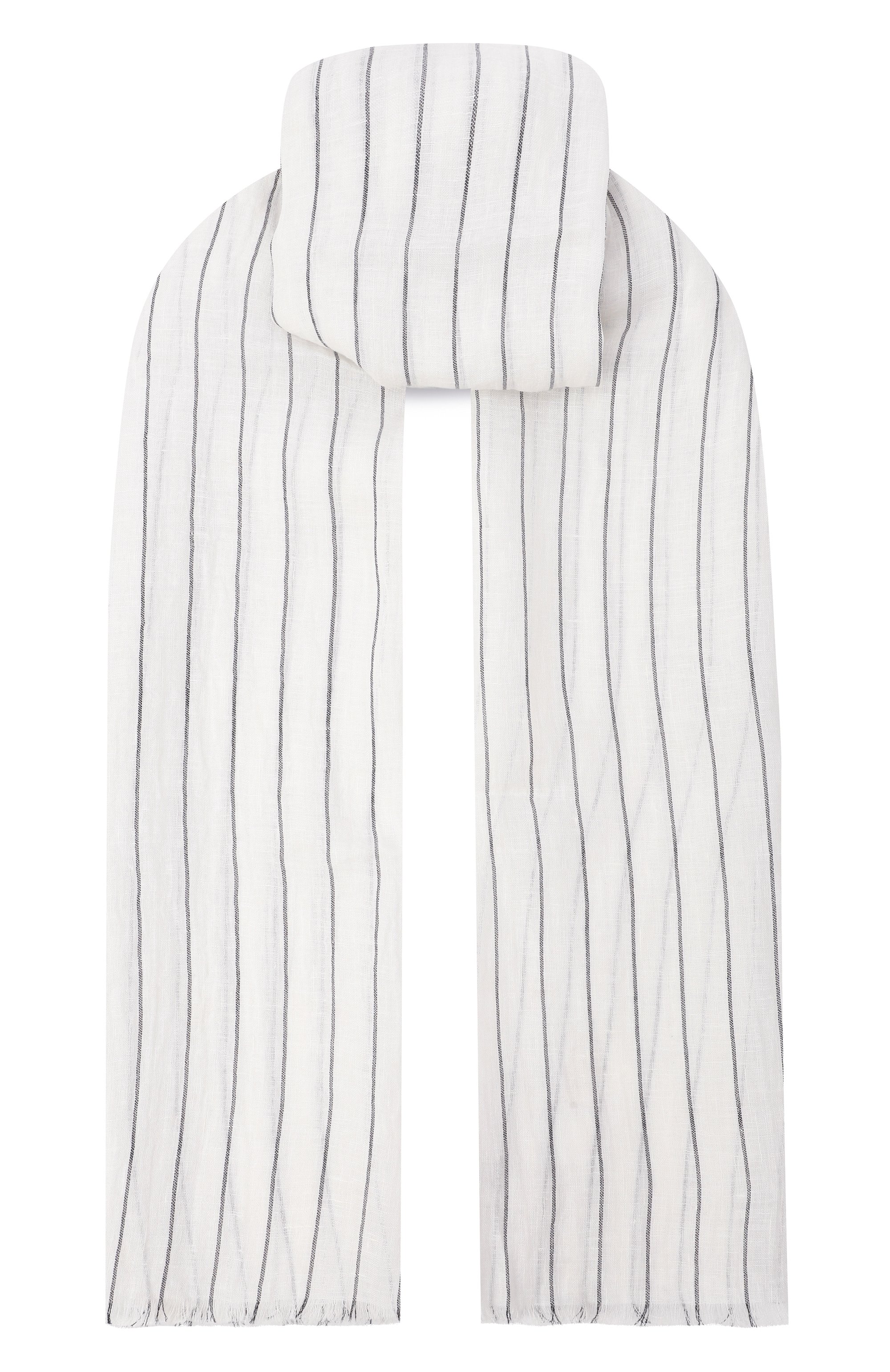 Льняной палантин BRUNELLO CUCINELLI, арт. MSCDAGL39, фото 1