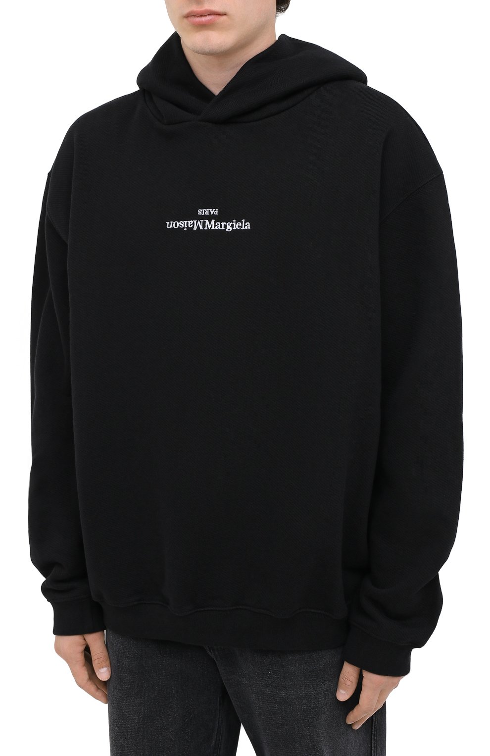 Хлопковое худи MAISON MARGIELA, арт. S50GU0149/S25451, фото 3