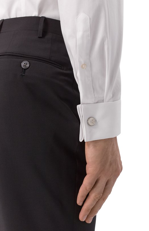 Хлопковая сорочка Corneliani 25P901-2591102 Белый  25P901-2591102 Фото 5