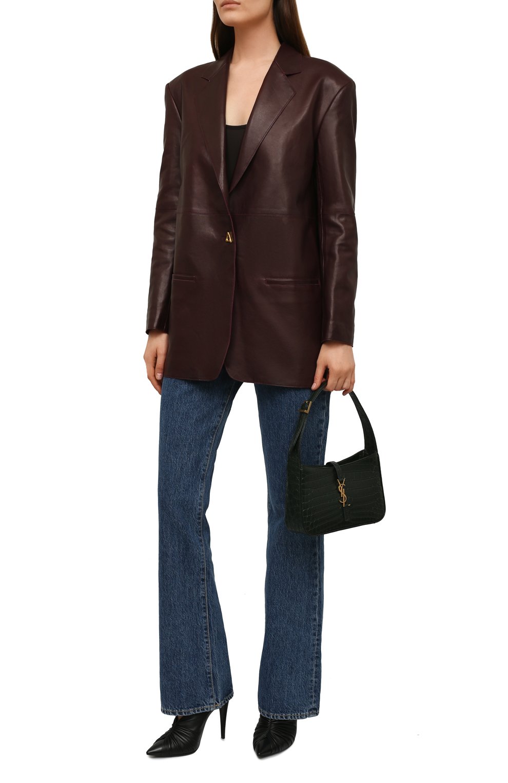 Джинсы SLVRLAKE синего цвета по цене 39450 руб., арт. PS22/CHAJ707S/C, фото 2 Джинсы SLVRLAKE, арт. PS22/CHAJ707S/C, фото 2