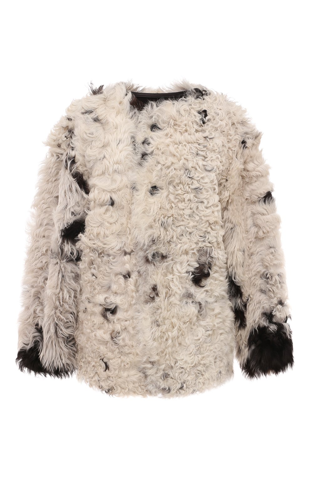 Двусторонняя дубленка queen LUDA NIKISHINA, арт. FC/QUEEN/np-tg/br-multi, фото 1