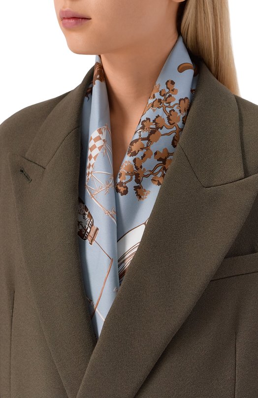 Шелковый платок Dao Radical Chic 713281.07.02 Голубой  713281.07.02 Фото 2