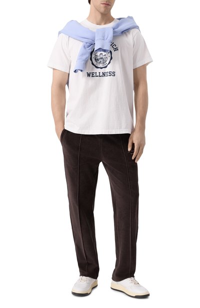 Хлопковые брюки sporty & rich x le bristol paris SPORTY AND RICH, арт. PA034517619BR03, фото 2