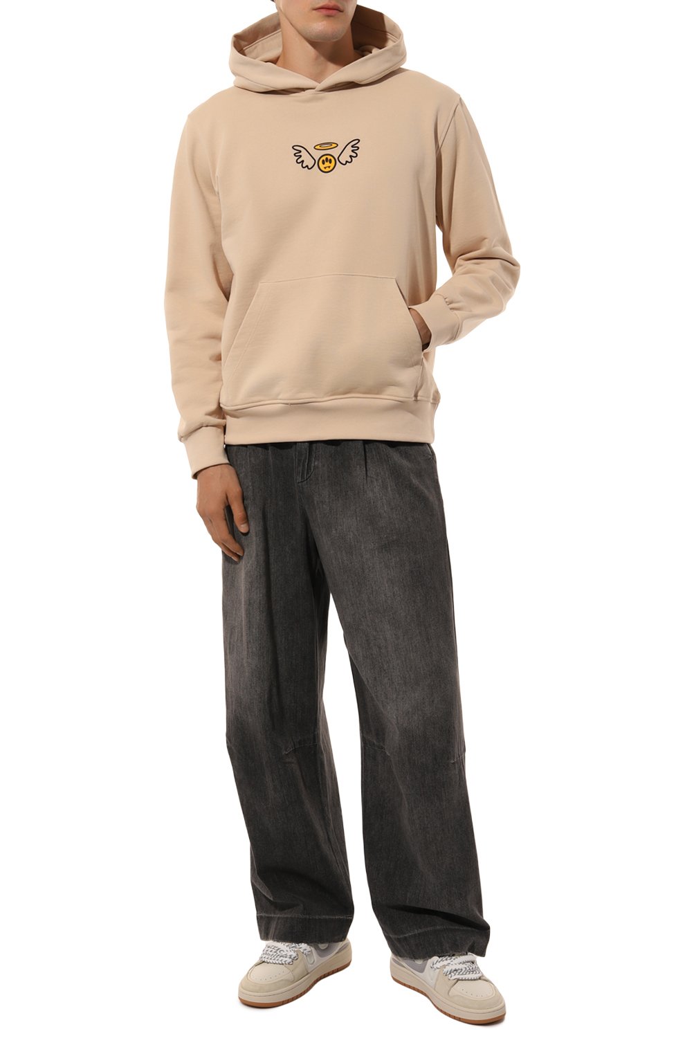 Хлопковое худи BARROW, арт. F4BWMAHS087, фото 2