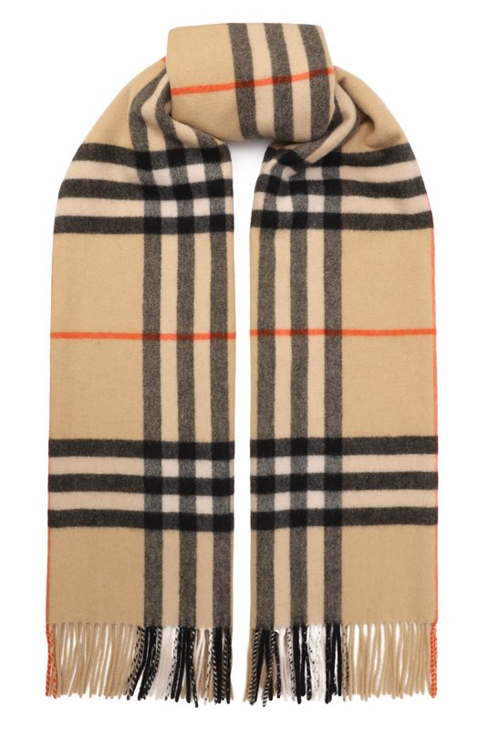 Кашемировый шарф Burberry 8085931 Бежевый 8085931