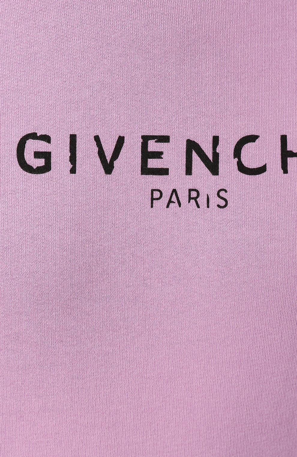 Хлопковое худи GIVENCHY сиреневого цвета по цене 56150 руб., арт. BW70643Z0Y, фото 5 Хлопковое худи GIVENCHY, арт. BW70643Z0Y, фото 5
