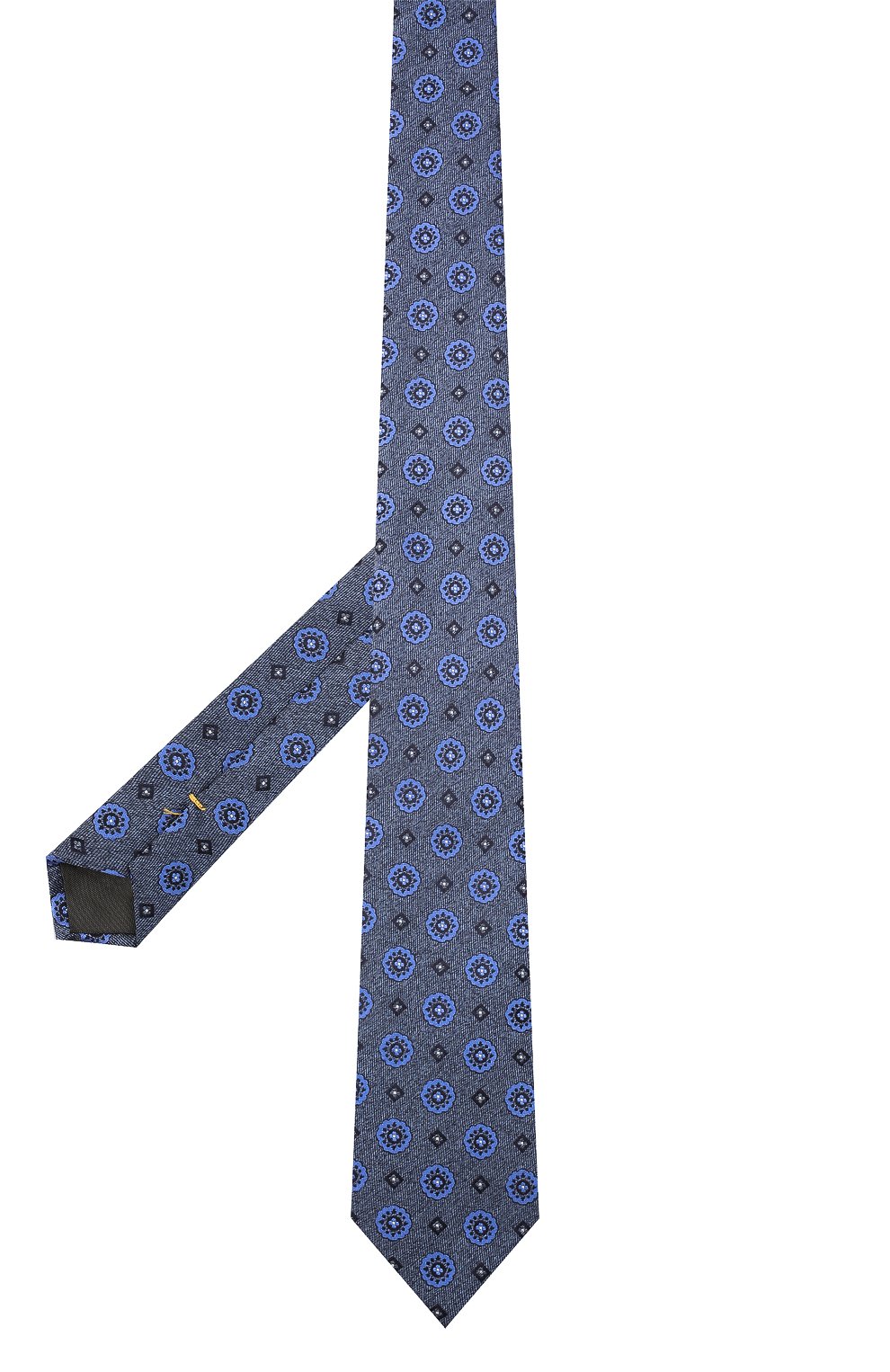 Шелковый галстук CANALI синего цвета по цене 13250 руб., арт. 18/HJ03413, фото 3 Шелковый галстук CANALI, арт. 18/HJ03413, фото 3