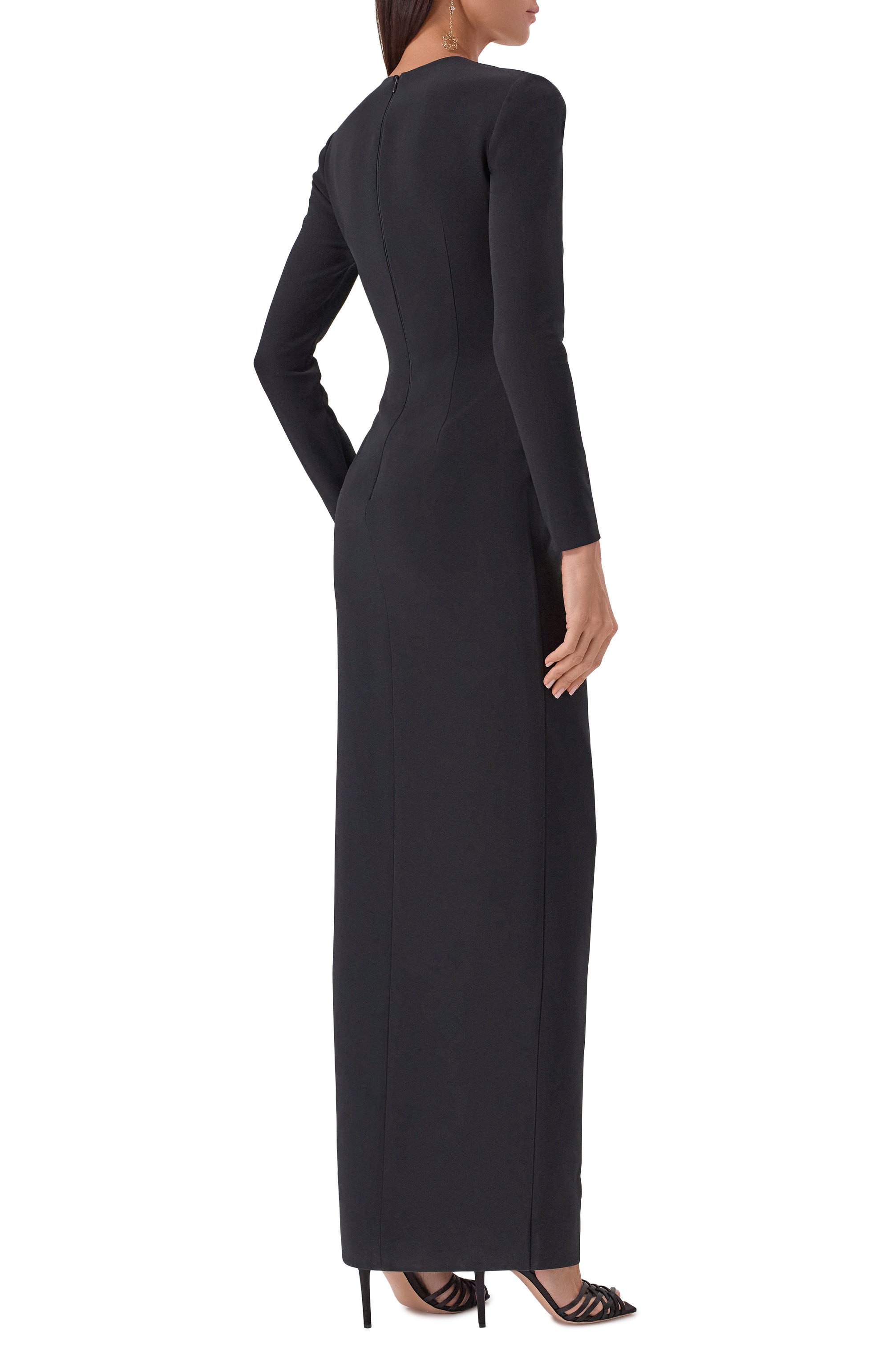 Платье из шелка и вискозы ELIE SAAB, арт. D0778AP25/CD003, фото 4