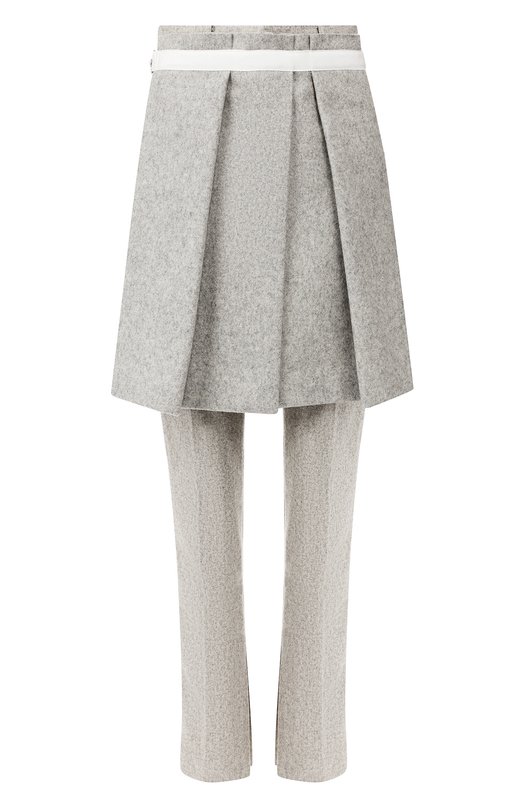 

Шерстяные брюки Sacai, Серый
