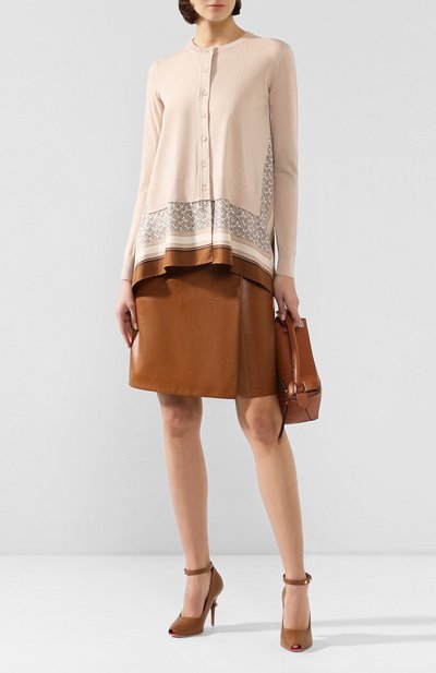 Шерстяной кардиган BURBERRY бежевого цвета по цене 97650 руб., арт. 8016921, фото 2 Шерстяной кардиган BURBERRY, арт. 8016921, фото 2