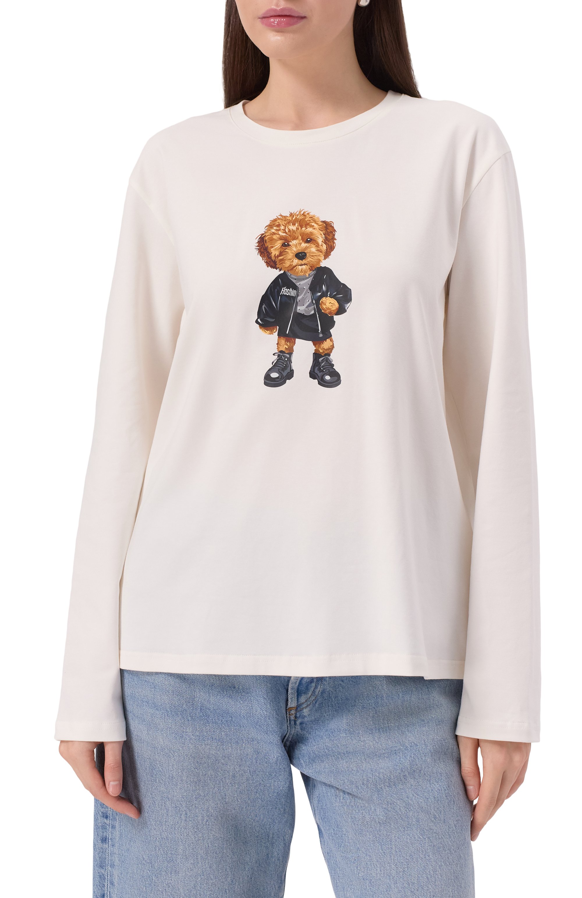 Хлопковый лонгслив FLASHIN, арт. FS26LSM, фото 3