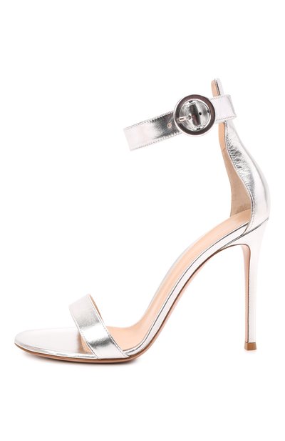 Кожаные босоножки portofino 105 GIANVITO ROSSI, арт. G61096.15RIC.NPSARGE, фото 4