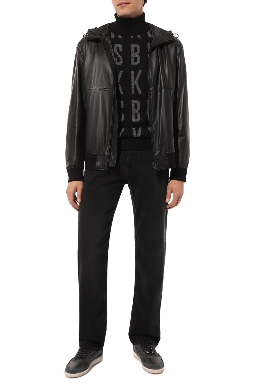 Водолазка из вискозы и шерсти DIRK BIKKEMBERGS, арт. PBMM0375, фото 2