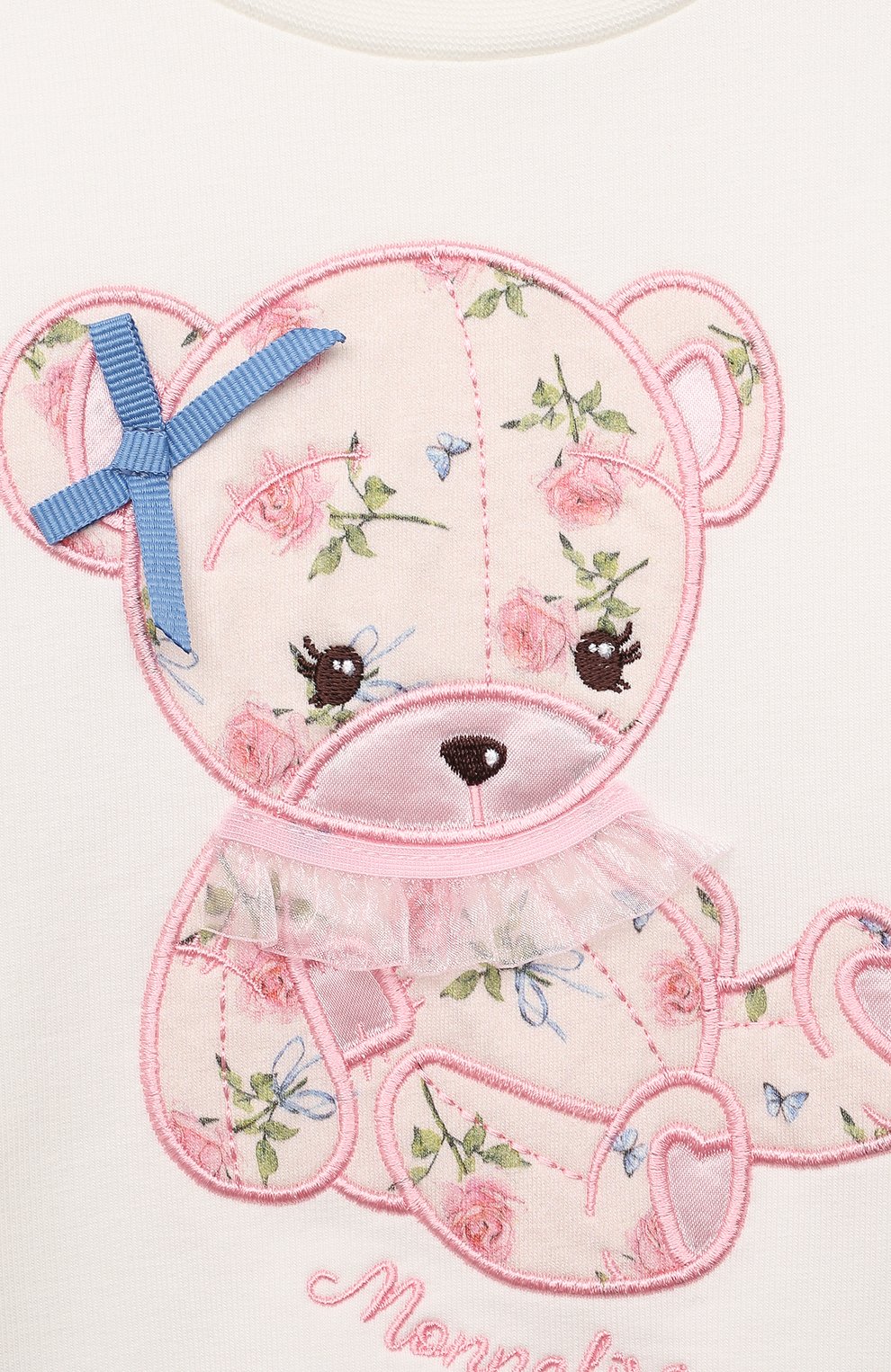 Хлопковый свитшот MONNALISA, арт. 399600, фото 3