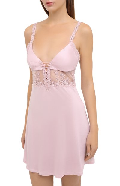 Сорочка LA PERLA розового цвета по цене 39350 руб., арт. 0040780, фото 3 Сорочка LA PERLA, арт. 0040780, фото 3