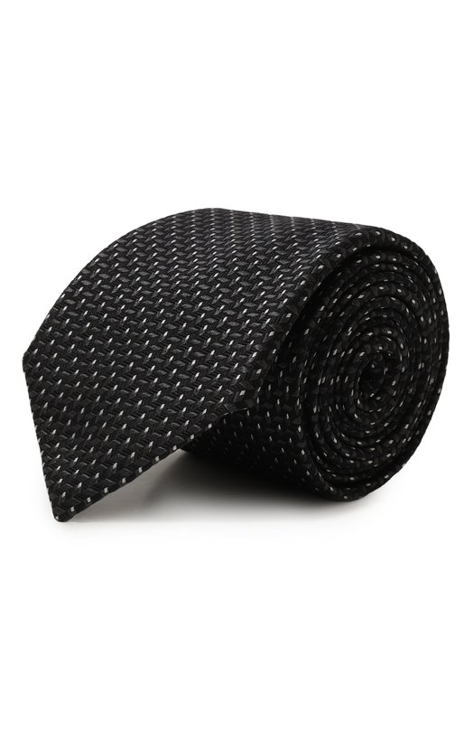 Шелковый галстук Giorgio Armani 360054/4F916 Чёрный 360054/4F916