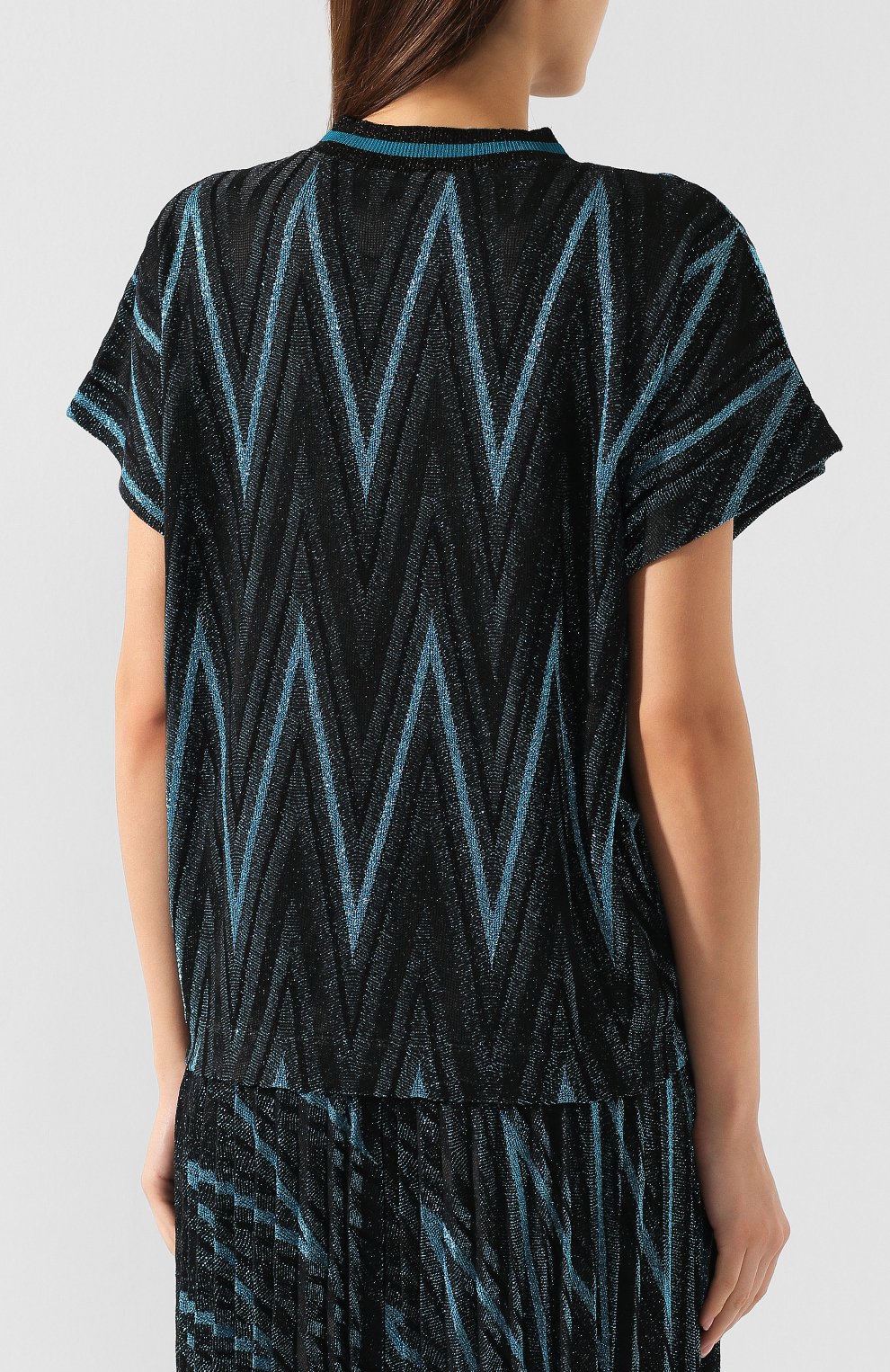 Топ из смеси вискозы и хлопка M MISSONI, арт. 2DJ00062/2J000W, фото 4