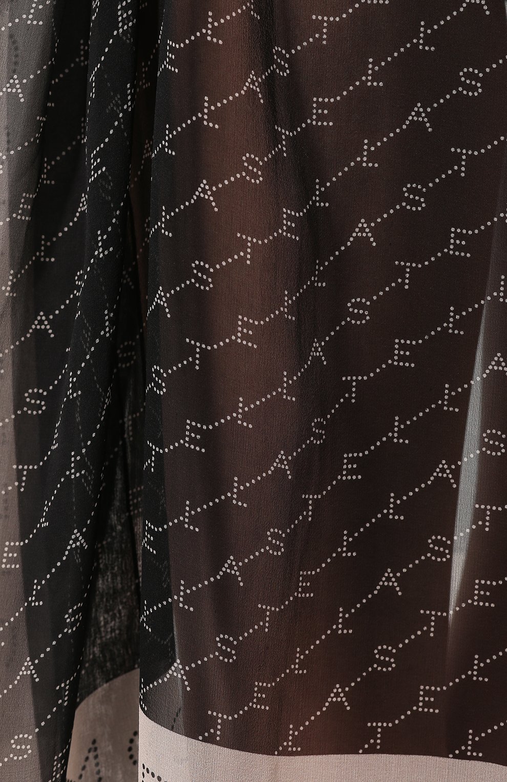 Шелковая туника STELLA MCCARTNEY черного цвета по цене 48150 руб., арт. S7A200620, фото 5 Шелковая туника STELLA MCCARTNEY, арт. S7A200620, фото 5