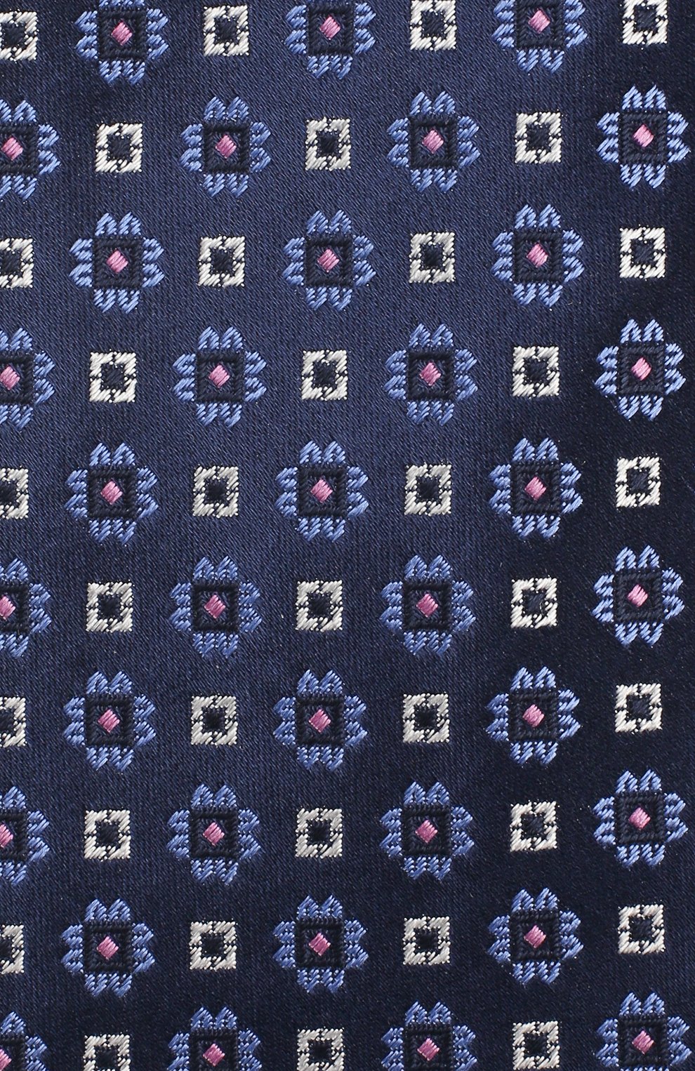 Шелковый галстук CANALI темно-синего цвета по цене 9575 руб., арт. 18/HJ02565, фото 3 Шелковый галстук CANALI, арт. 18/HJ02565, фото 3