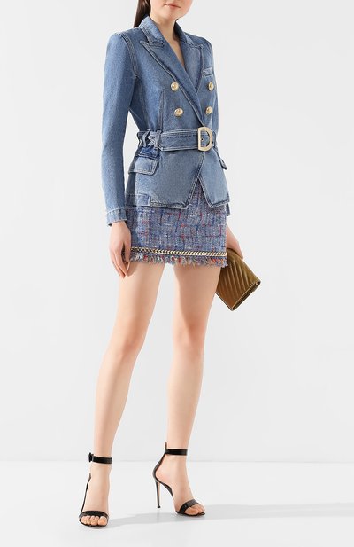 Джинсовый жакет BALMAIN, арт. TF17115/D006, фото 2