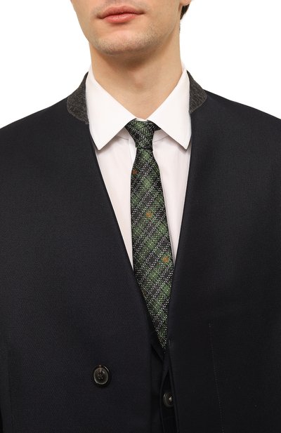 Шелковый галстук GUCCI, арт. 644003 4E002, фото 2