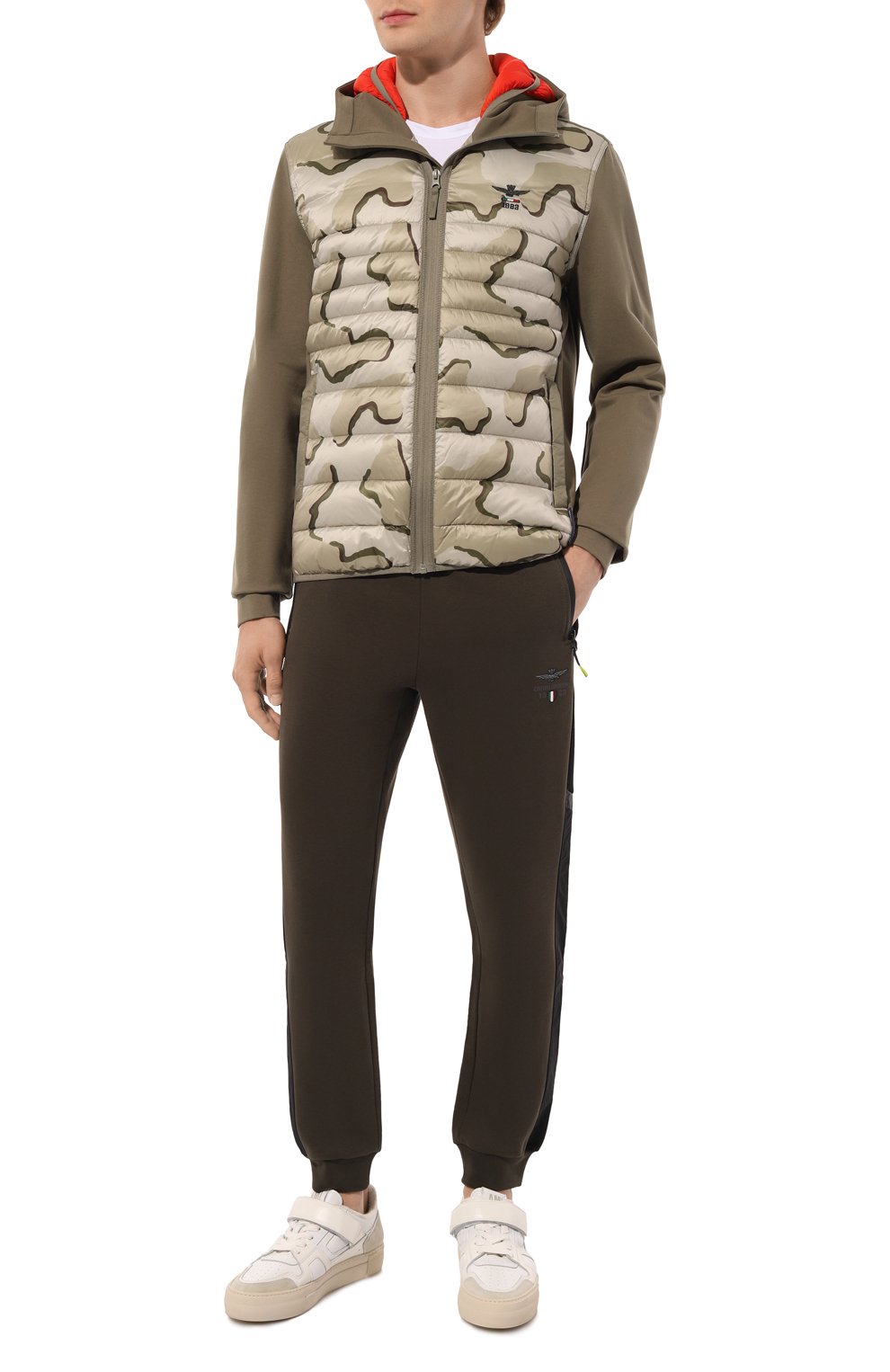 Хлопковые джоггеры AERONAUTICA MILITARE, арт. PF949F565, фото 2