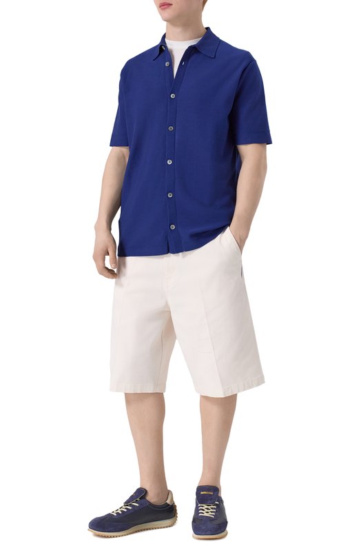 Хлопковая рубашка Van Laack SAFIR0S/S00301 Синий  SAFIR0S/S00301 Фото 2
