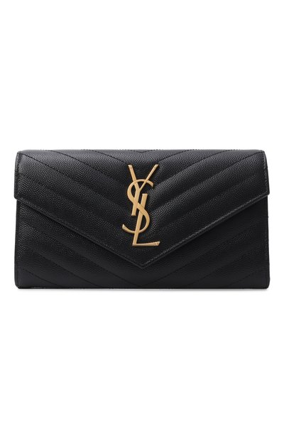 Женский кожаный кошелек monogram SAINT LAURENT, арт. 372264/B0W01