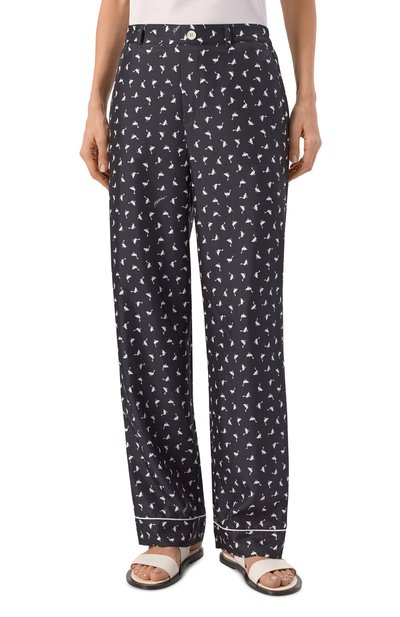 Шелковые брюки MOSCHINO, арт. A0341/0562, фото 3