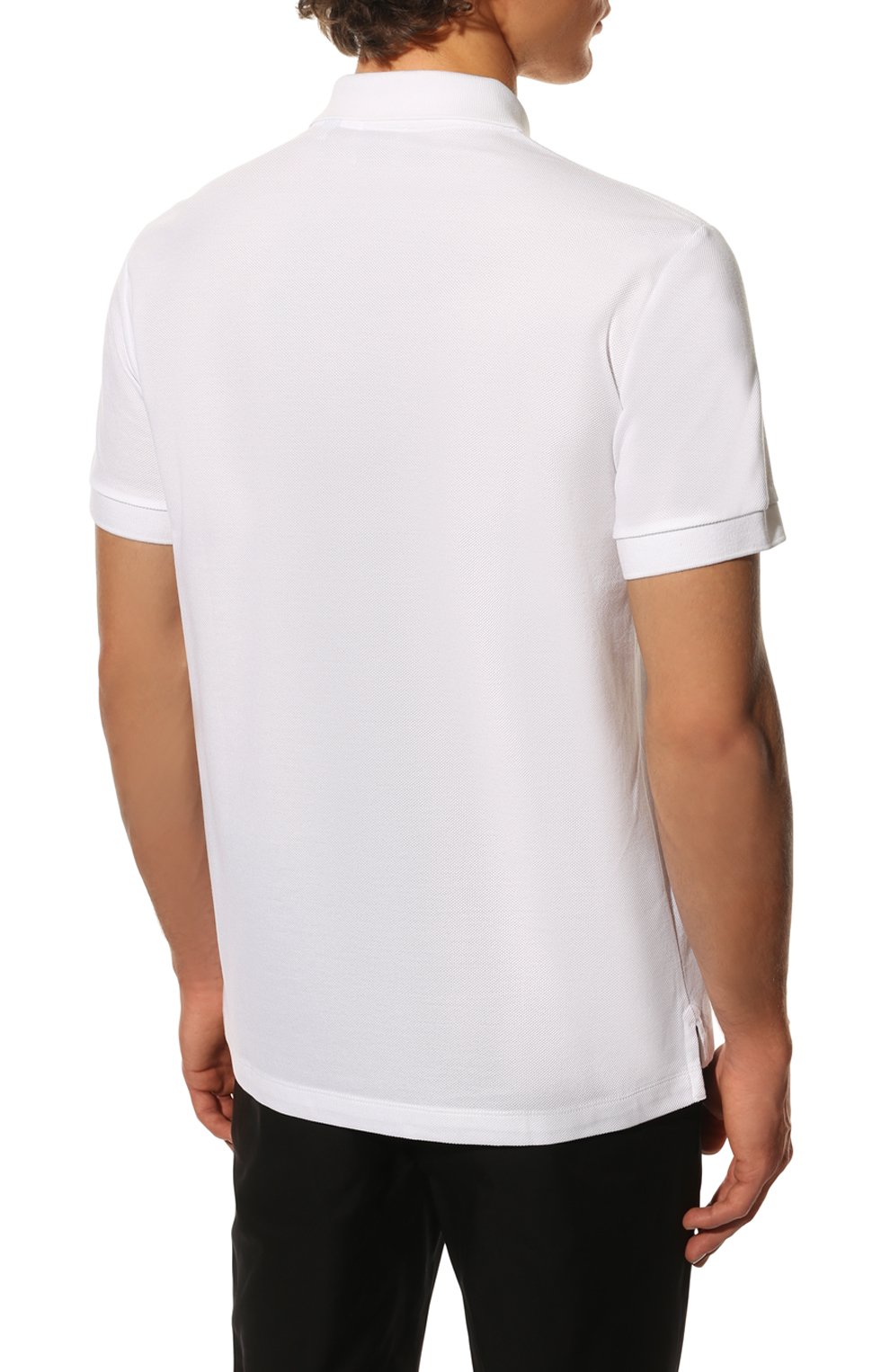 Хлопковое поло BURBERRY, арт. 8014005, фото 4