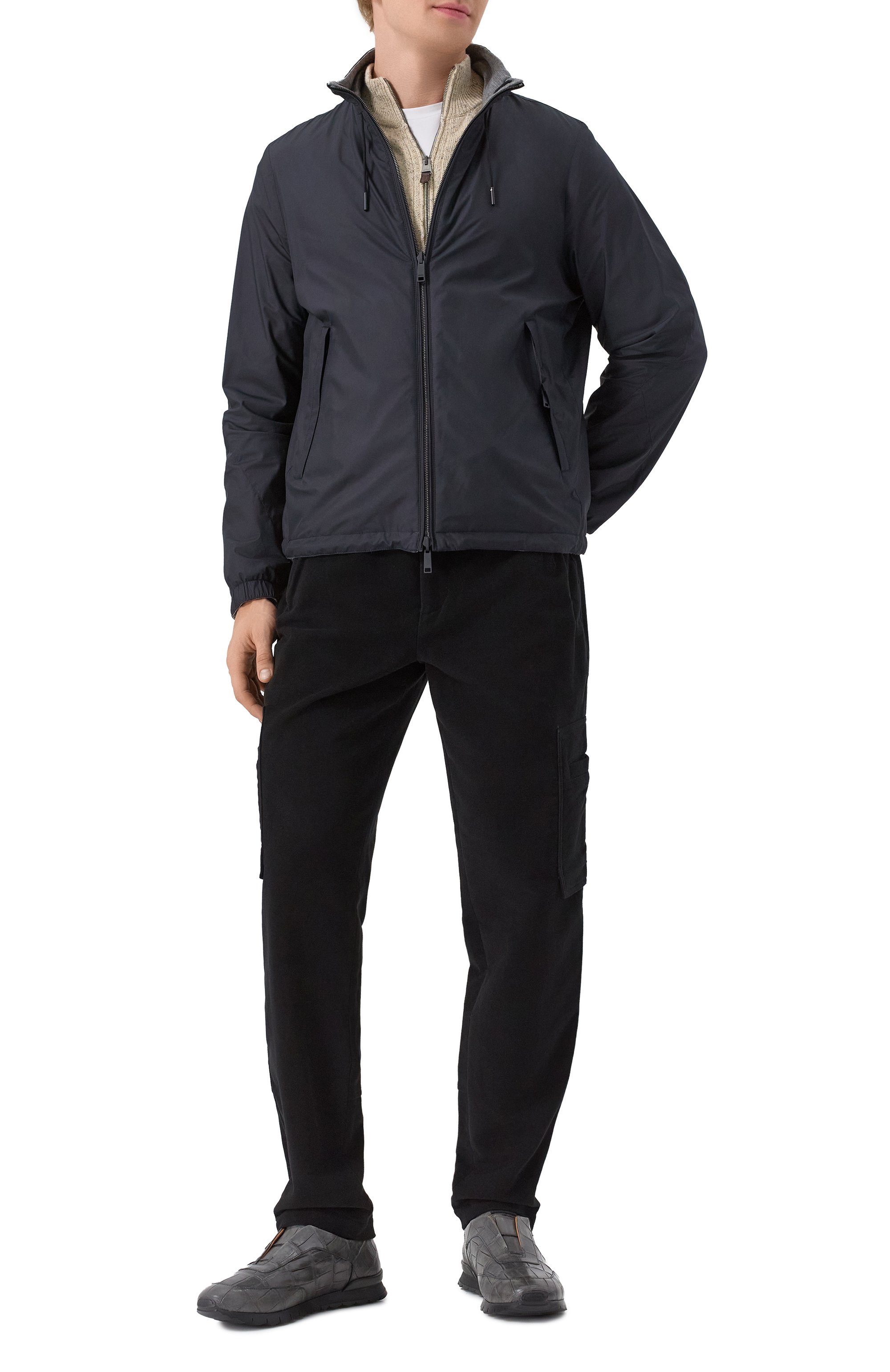 Кроссовки из кожи аллигатора KITON, арт. USSA107N0010220000, фото 2