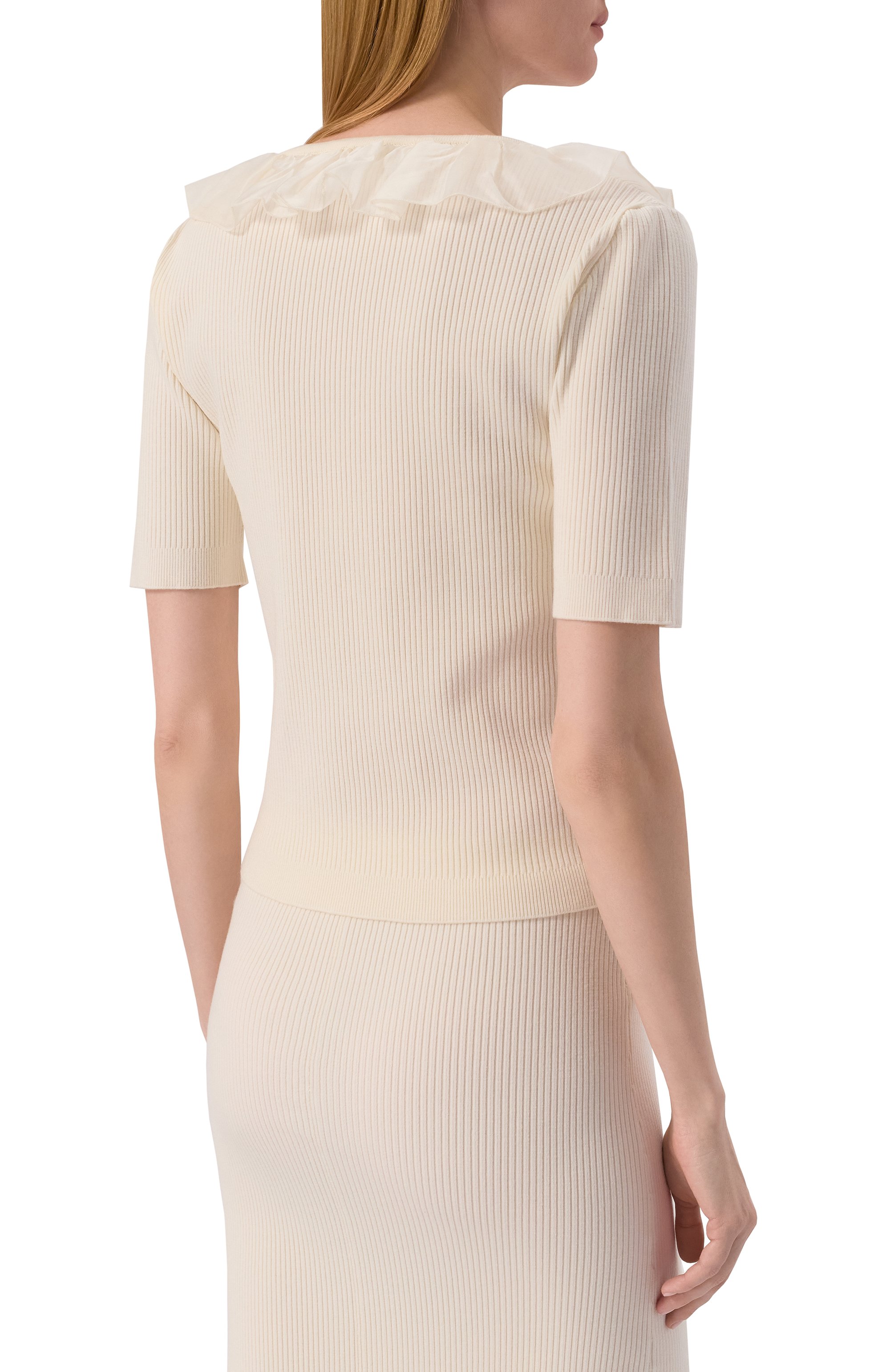 Пуловер из шерсти и кашемира ALESSANDRA RICH, арт. FABX4045-K4514, фото 4