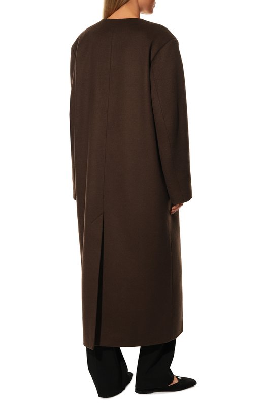 Пальто из шерсти и кашемира Agreeg 14010434 Коричневый  14010434 Фото 4