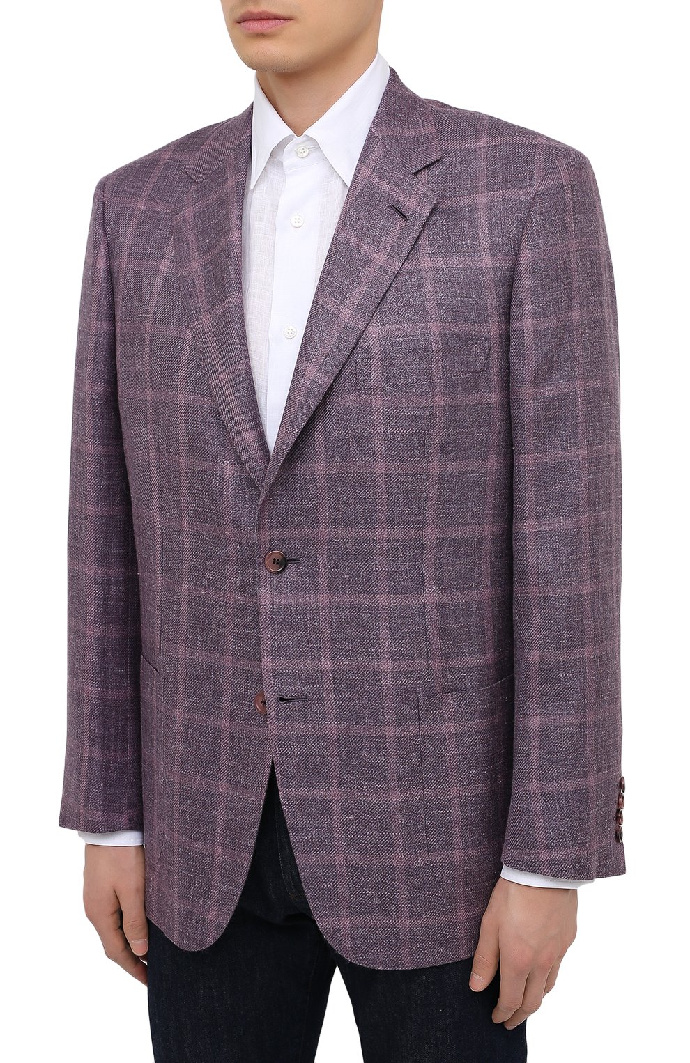 Пиджак из шерсти и шелка BRIONI, арт. RGH00N/P0A5E/PARLAMENT0, фото 3