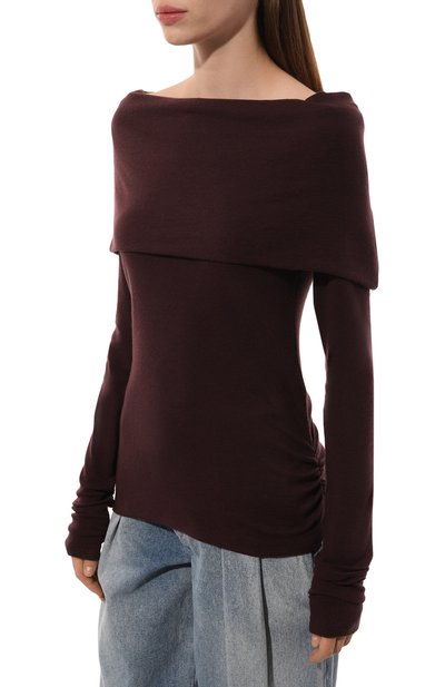 Топ GOOROO бордового цвета по цене 28620 руб., арт. KTP005-8730-609-FW24/25, фото 3 Топ GOOROO, арт. KTP005-8730-609-FW24/25, фото 3