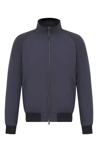 Мужской кожаный бомбер ANDREA CAMPAGNA, арт. 232533/T1418I