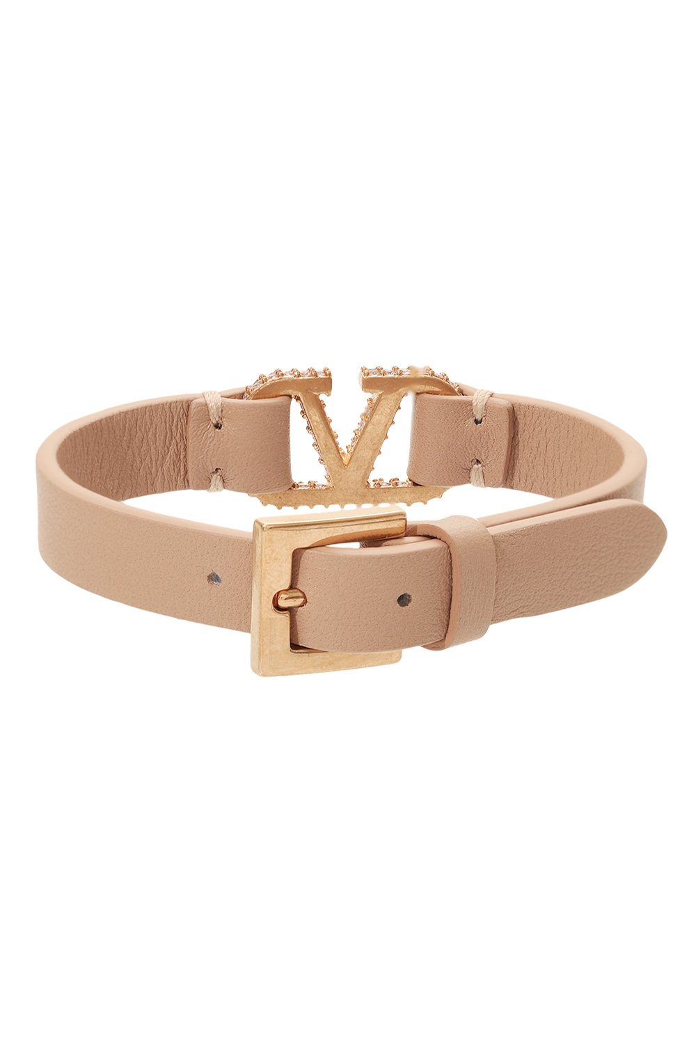 Кожаный браслет VALENTINO бежевого цвета по цене 42050 руб., арт. 3W2J0C44/KNT, фото 3 Кожаный браслет VALENTINO, арт. 3W2J0C44/KNT, фото 3