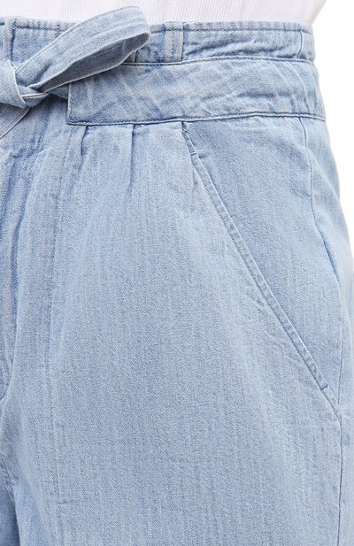 Джинсовые шорты ISABEL MARANT ETOILE голубого цвета по цене 33650 руб., арт. SH0365-21P023E/MARIUS, фото 5 Джинсовые шорты ISABEL MARANT ETOILE, арт. SH0365-21P023E/MARIUS, фото 5