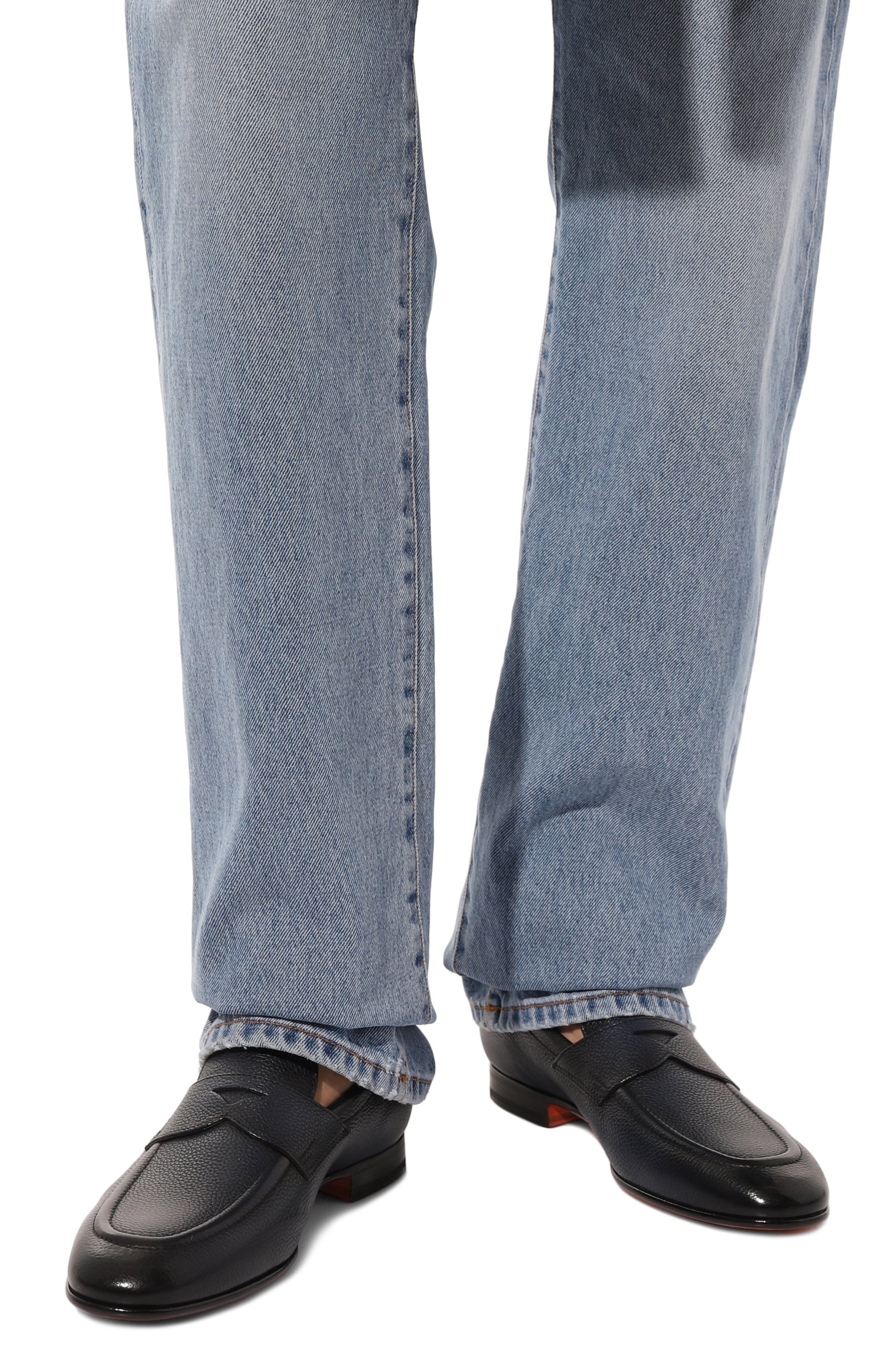 Кожаные пенни-лоферы carlos SANTONI, арт. MCNG18104LA3SSC9, фото 3