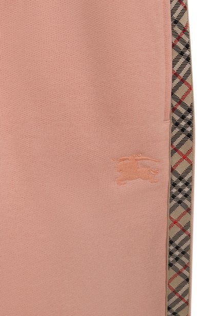 Хлопковые джоггеры BURBERRY, арт. 8112426, фото 3
