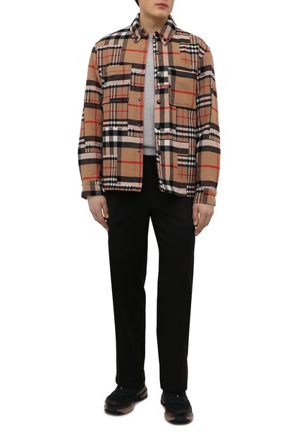 Шерстяная куртка-рубашка BURBERRY, арт. 8044216, фото 2