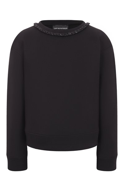 Женский хлопковый свитшот EMPORIO ARMANI, арт. EW001357/AF10002