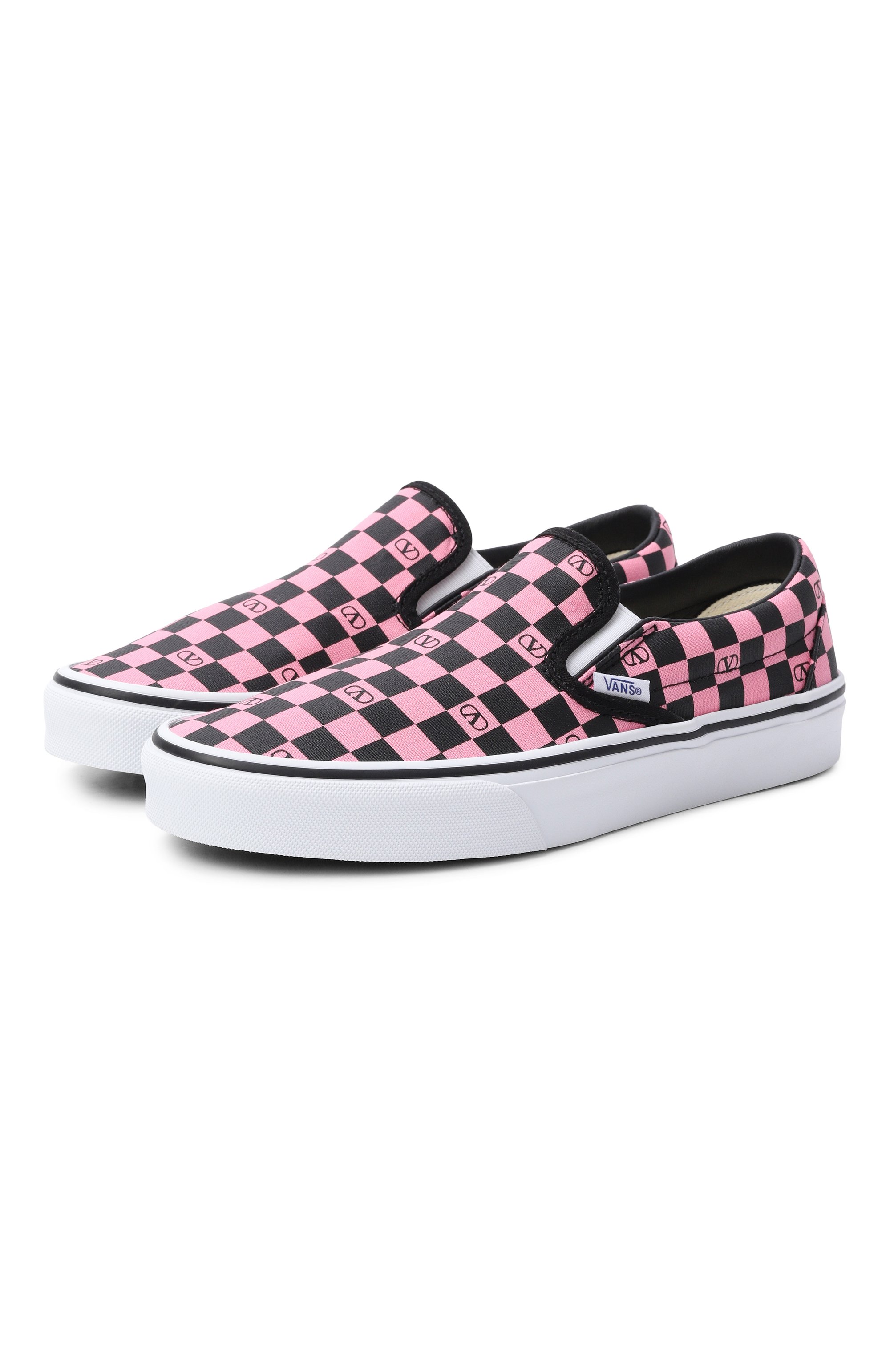 Текстильные слипоны valentino x vans VALENTINO, арт. 8W2S0NY9/HPK, фото 1
