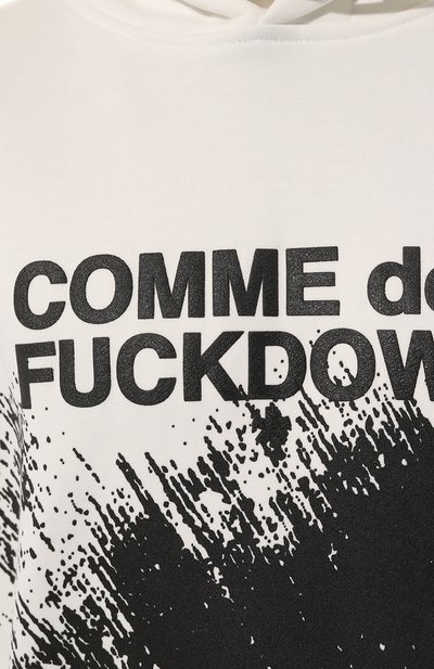 Хлопковое худи COMME DES FUCKDOWN, арт. CDFU2591, фото 5