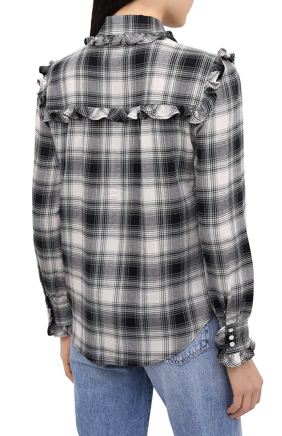 Рубашка из хлопка и вискозы POLO RALPH LAUREN, арт. 211801104, фото 4