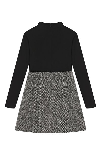 Платье из хлопка и шерсти DOLCE & GABBANA, арт. L5JDBP/G7Q5G, фото 2