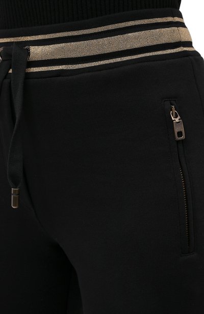 Хлопковые джоггеры DOLCE & GABBANA, арт. FTBX7Z/G7W0M, фото 5
