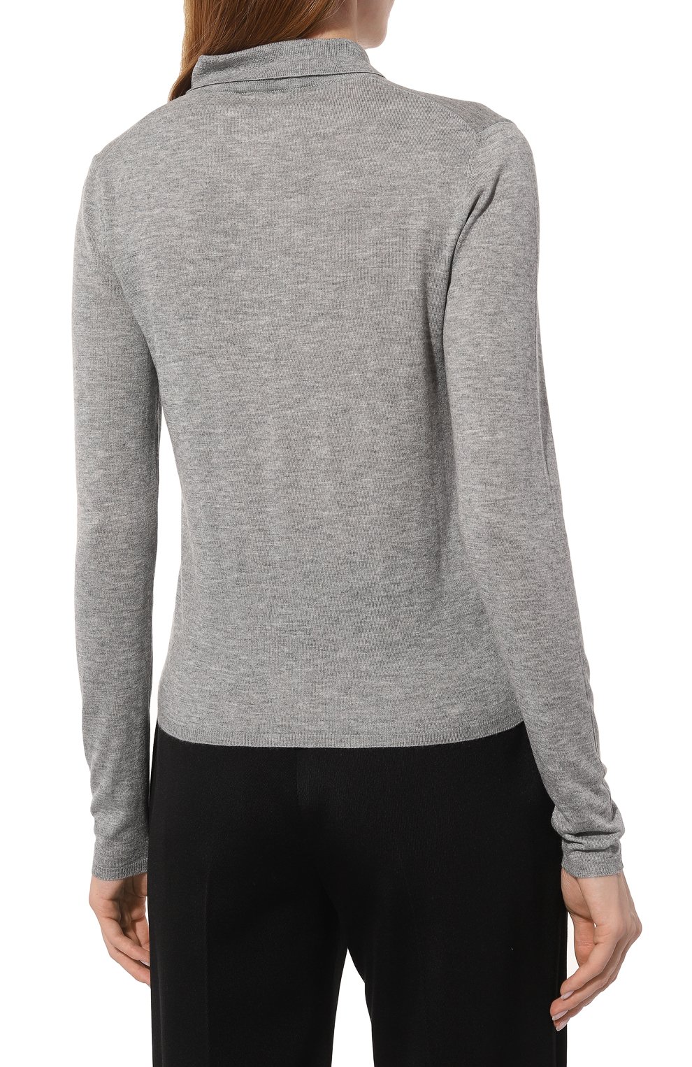 Поло из кашемира и шелка PRADA, арт. P24N1H-10G4-F0031-221, фото 4